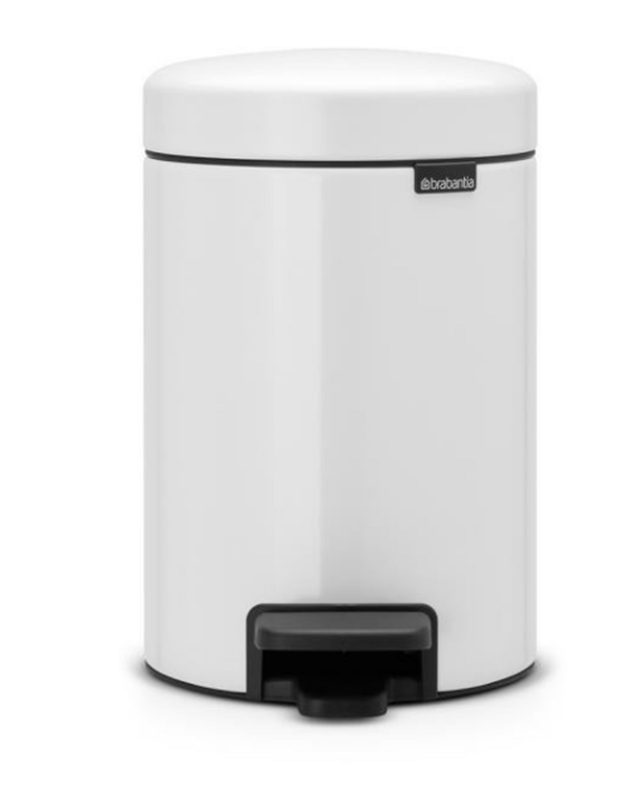 Brabantia poubelle à pédale newicon 3 l blanc