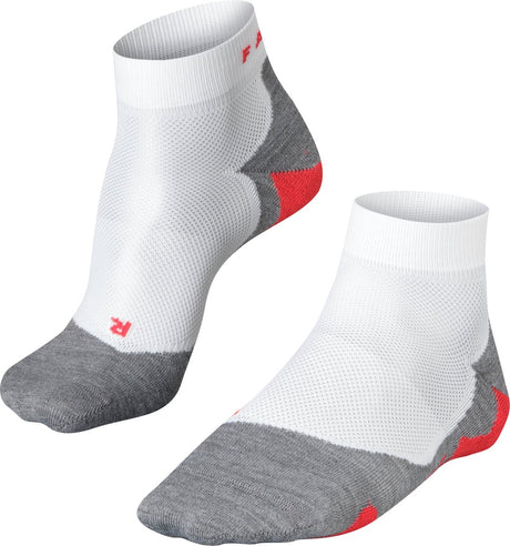Falke ru5 chaussettes de course courtes en matériau fonctionnel anti-ampoules hommes blanc - taille 44-45