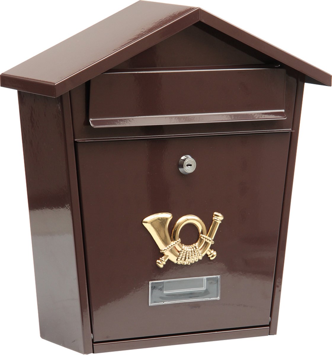Boîte aux lettres Vorel marron avec 2 clés - 370x320x105 mm