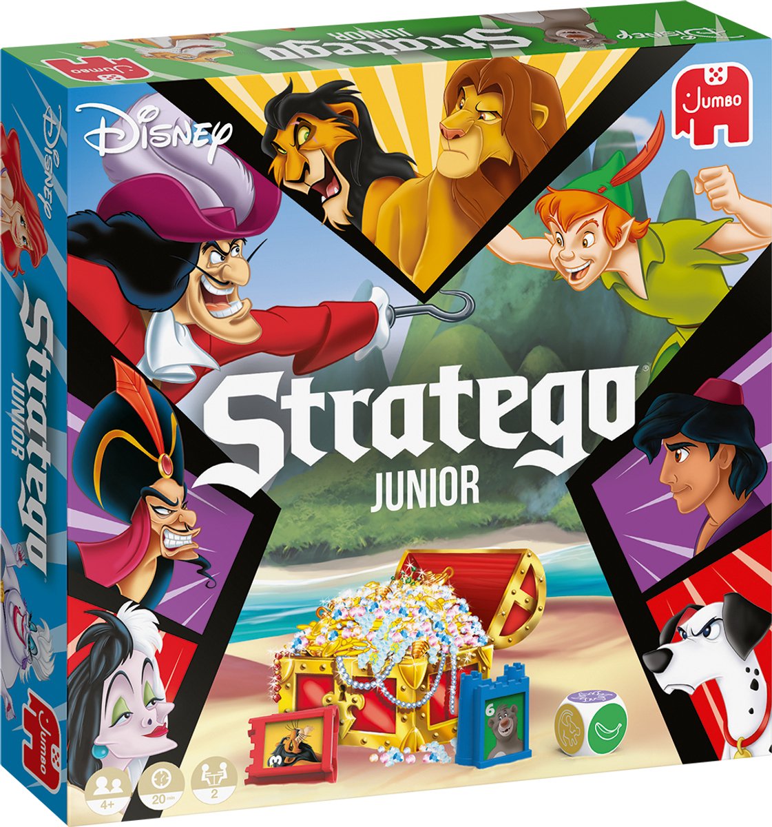 Jeu de société Disney Stratego Jumbo Junior