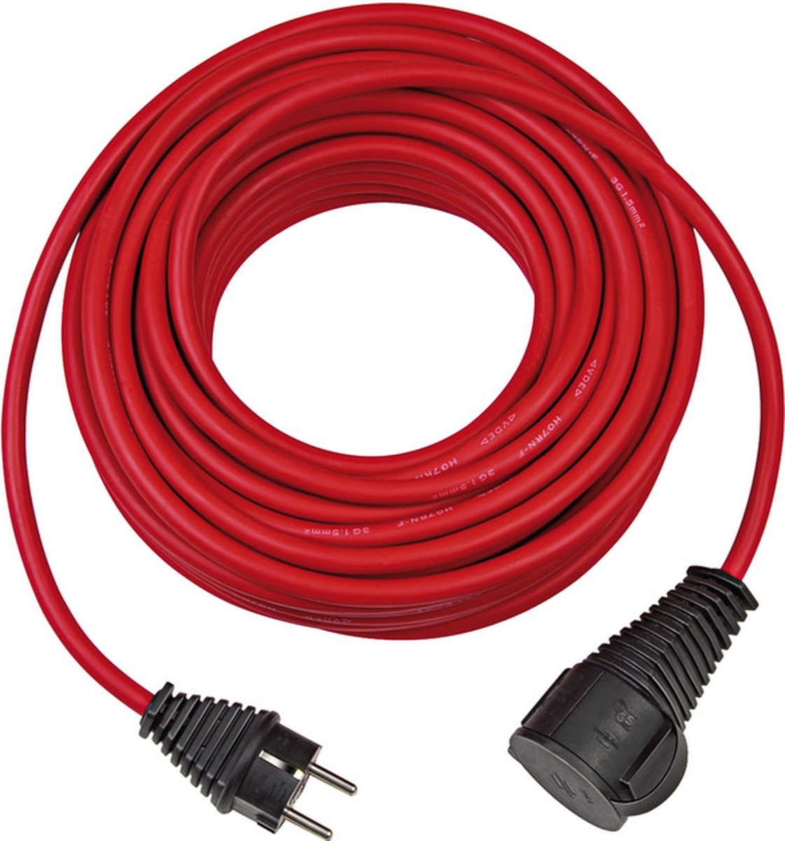 Brennerstuhl rallonge pour chantiers ip44 10m rouge h07rn-f 3g1.5 - 1167950