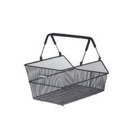 Basil Cento Multi System Bicycle Basket na zadní černé barvě