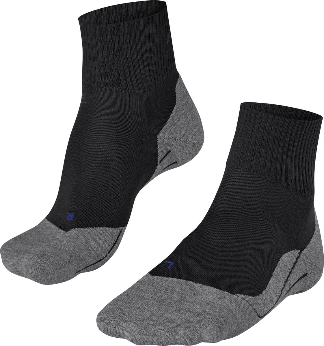Falke tk5 cool chaussettes de marche courtes anti-ampoules en lyocell fin en matériau fonctionnel femme noir - taille 41-42