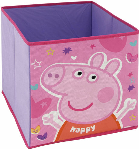 Boîte de rangement pour jouets Peppa pig 31×31×31 cm