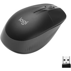 Souris sans fil pleine grandeur Logitech m190 (noire, 1000 dpi)