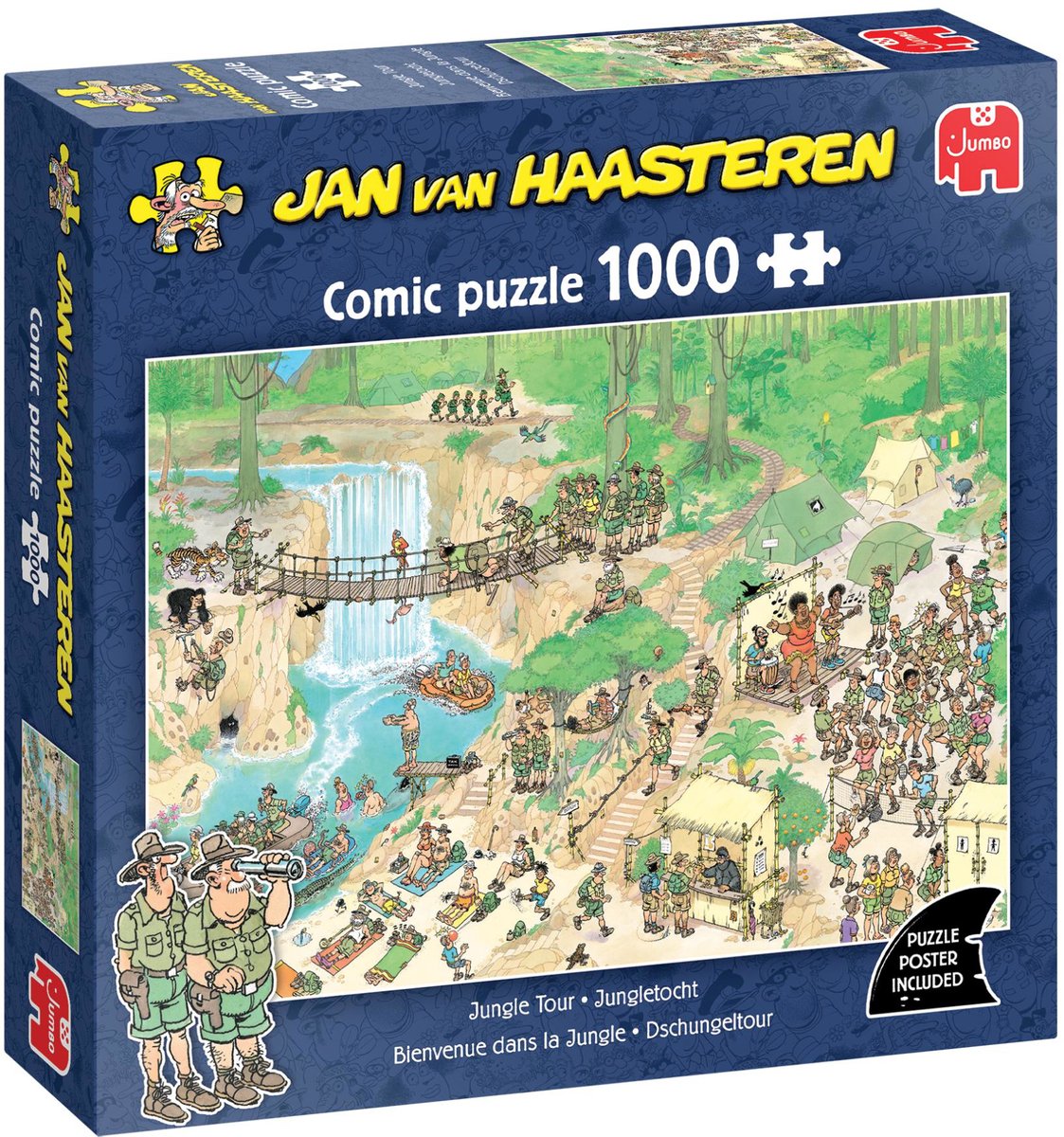 Puzzle Jan van Haasteren - la visite de la jungle, 1000 pcs.