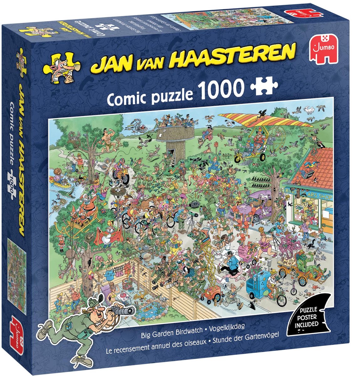 Puzzle Jan van Haasteren - Journée d'observation des oiseaux, 1000 pcs.
