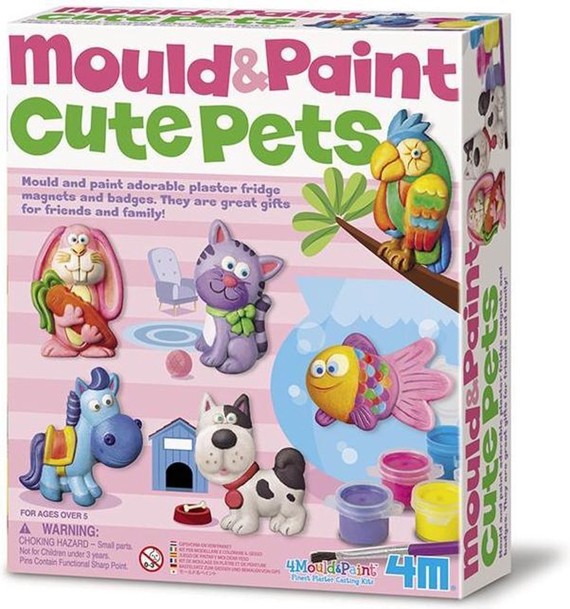 4m crea plâtre moulage et peinture - animaux