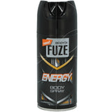 Body-x fuze deodorant 150ml energy