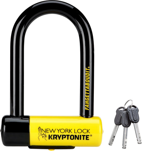 Kryptonite U-lock New York fahgetaboutit