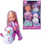 Evi love mini pop avec un bonhomme de neige