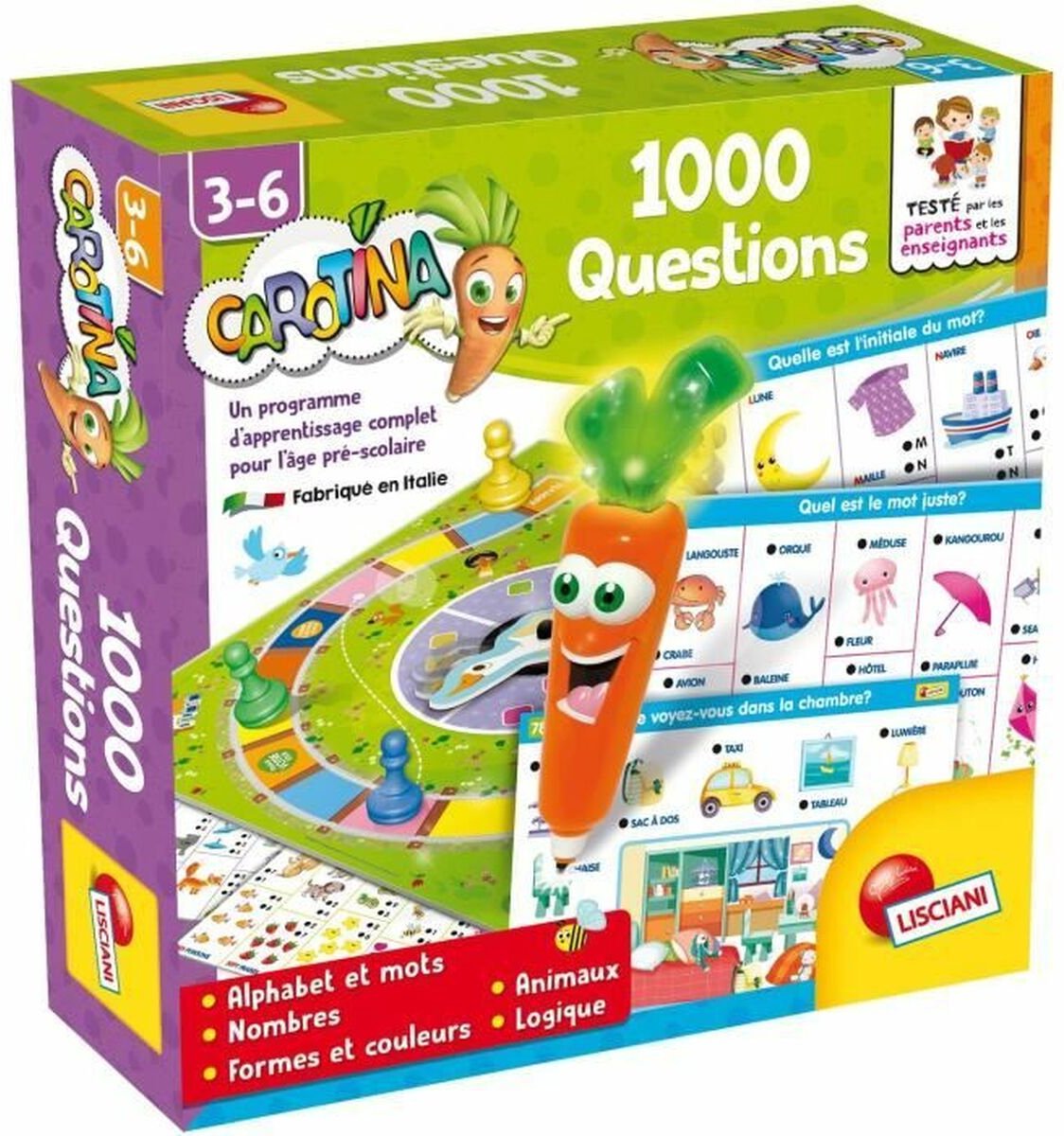 Lisciani carotine 1000 questions