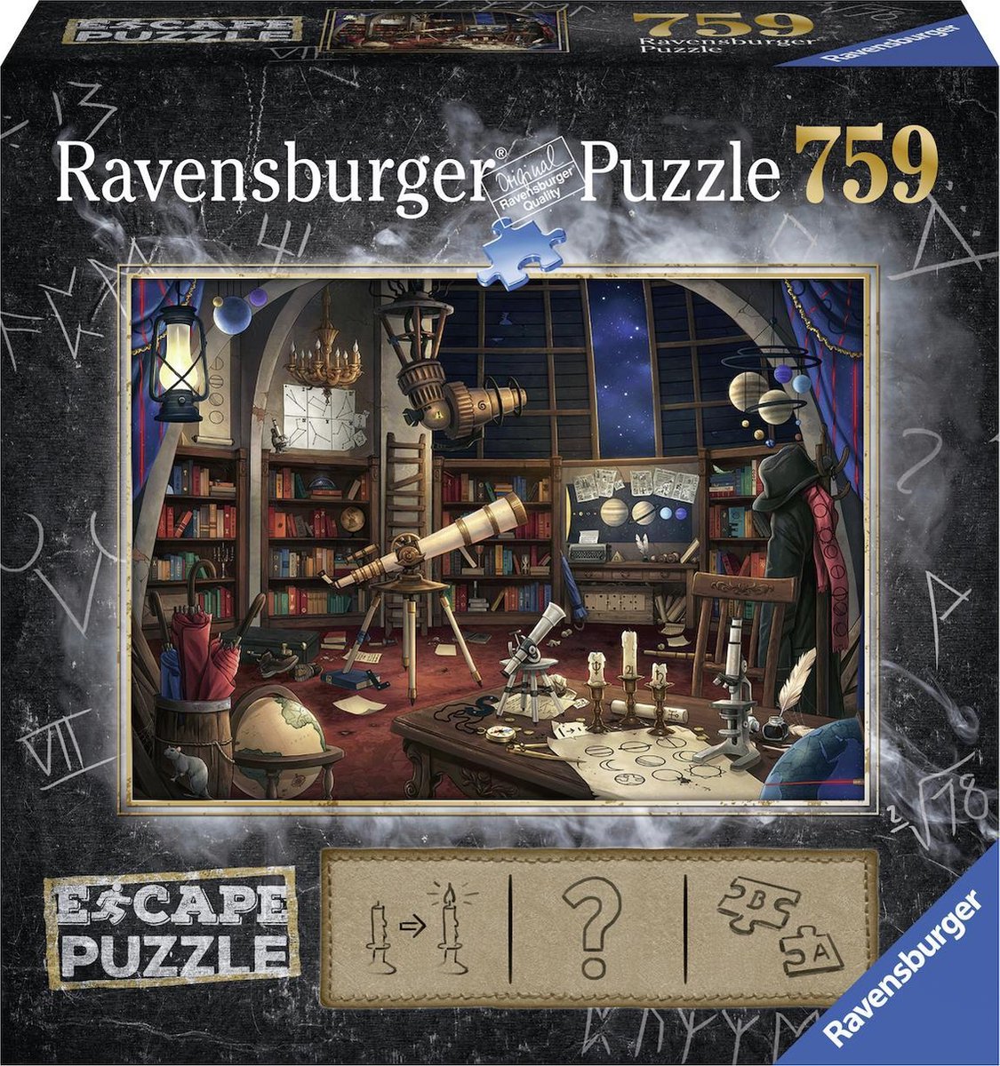Ravensburger escape puzzle 1 observatoire spatial - 759 pièces