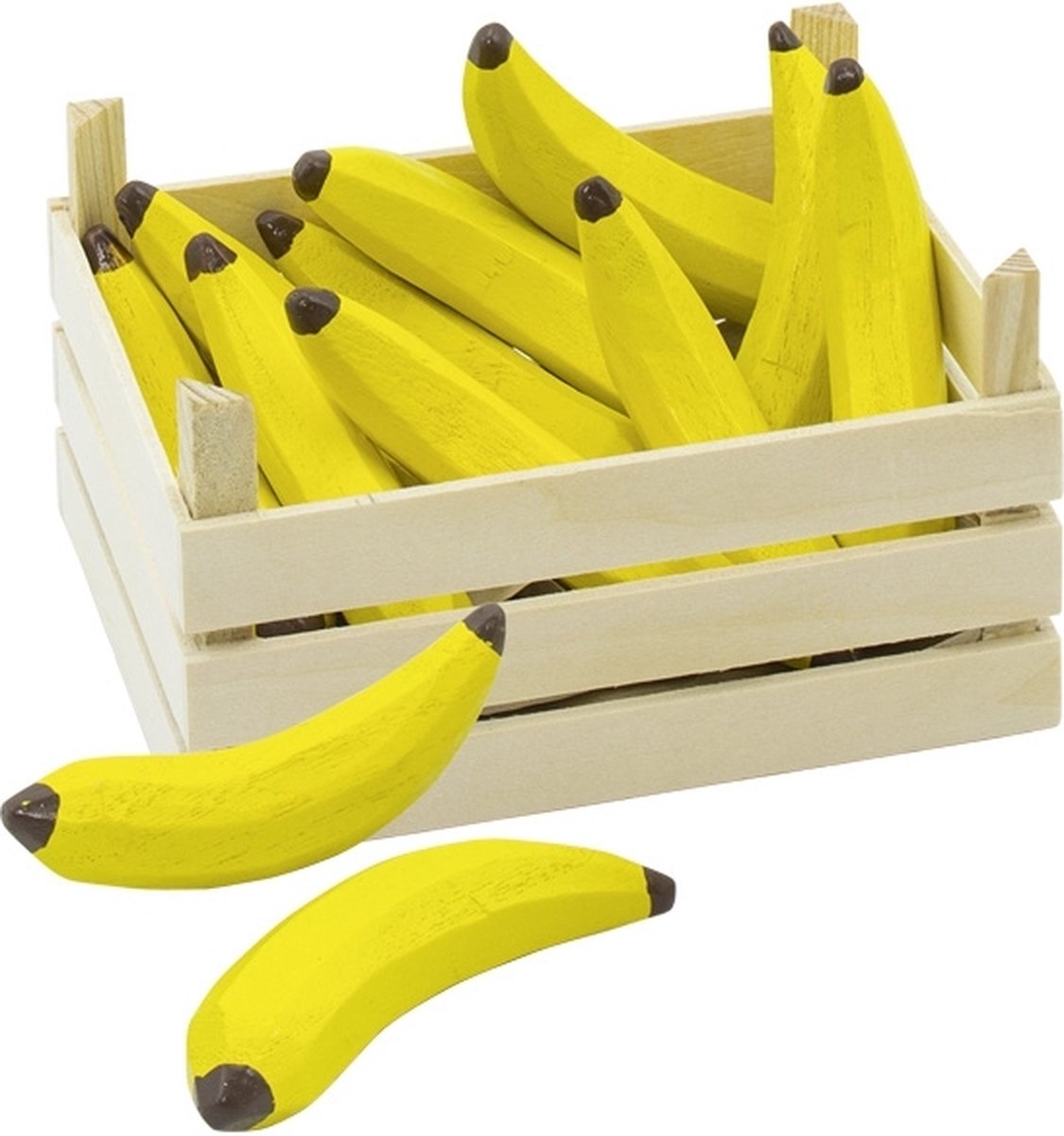 Bananes en bois Goki en boîte, 10 pcs.