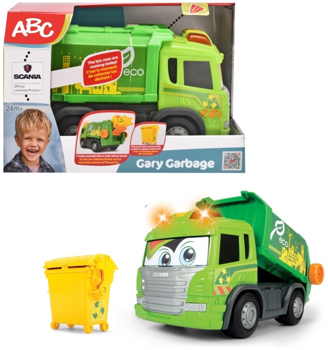 Camion poubelle Dickie ABC