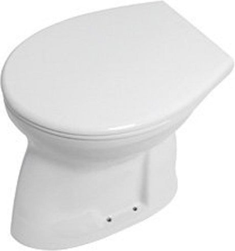 Plieger brussels cuvette de toilette à chasse plate ao 35,5x46,5cm blanc