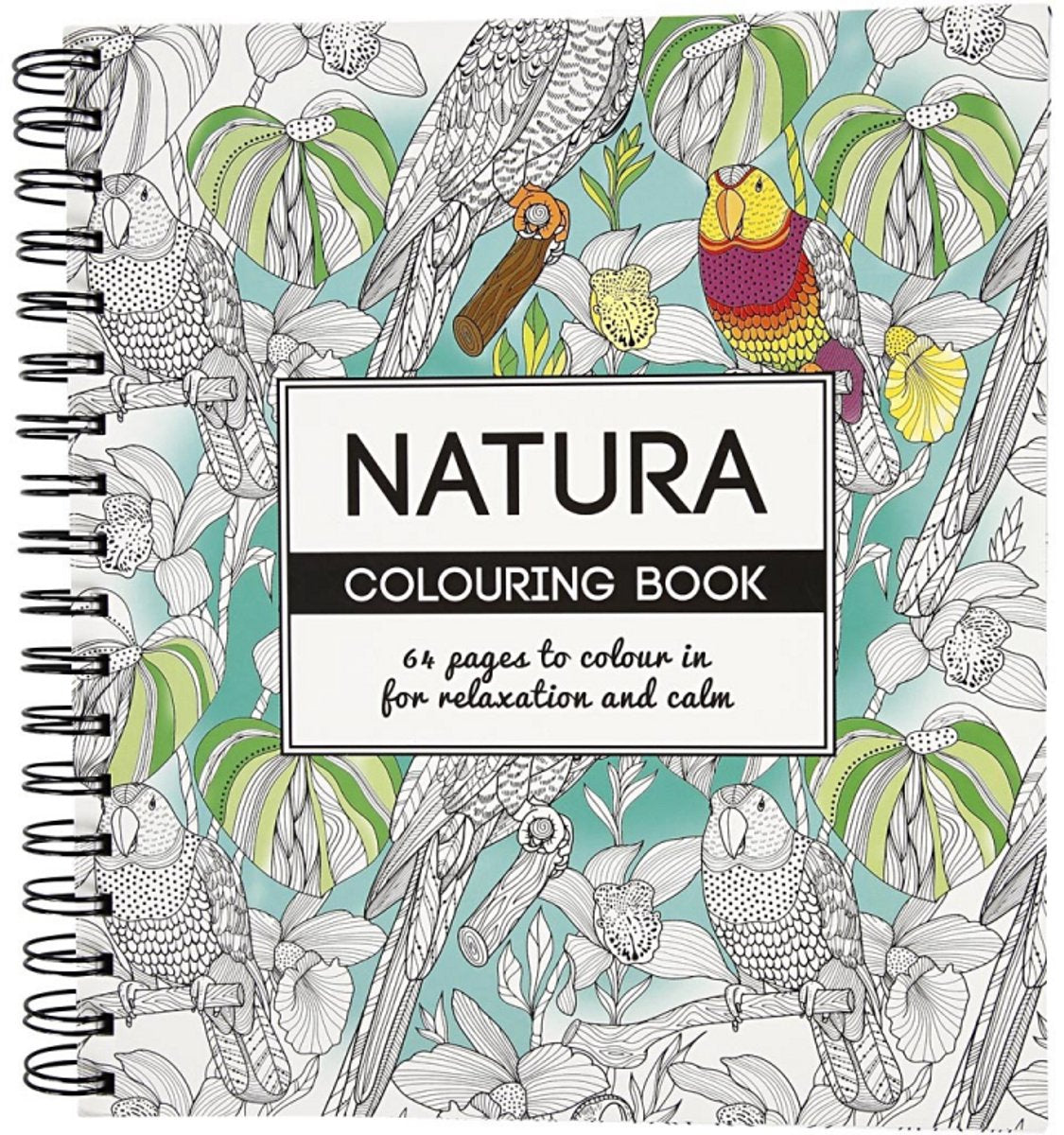 Livre de coloriage Creativ Company pour adultes, relié à spirale