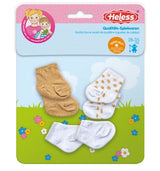 HELSS DOLL SOCKS GLITTER - 3 paires, 28-35 cm