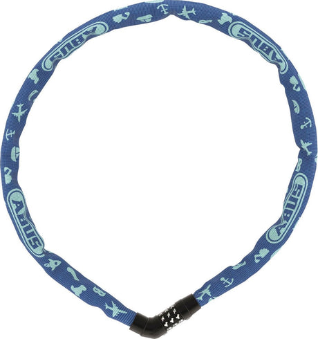 ABUS 4804C 75 verrouillage de chaîne, 75 cm, bleu, acier-o-chain