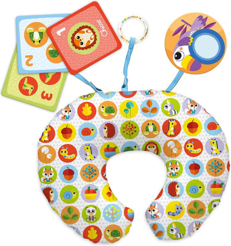 Chicco boppy chicco coussin d'activité nouvel animal magique de la forêt