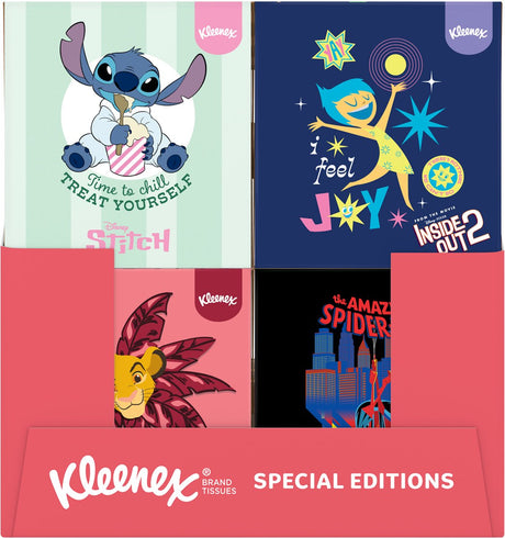 Mouchoirs Kleenex - Collection Disney - 12 x 48 mouchoirs - pack économique