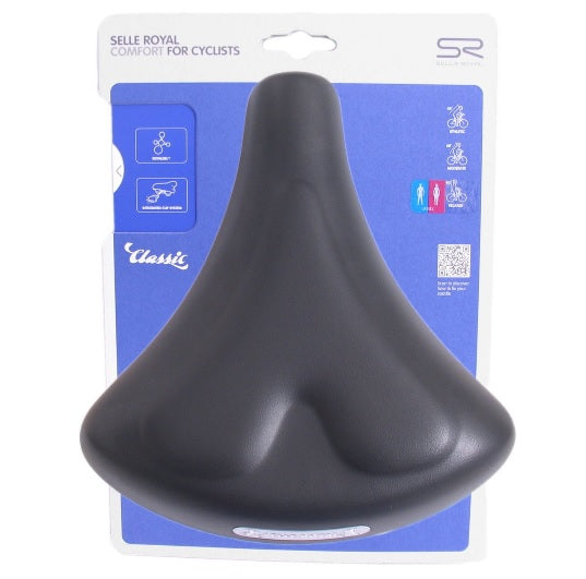Selloyal Selle Royal Saddle Holland Gel Black, sans nœud coulant