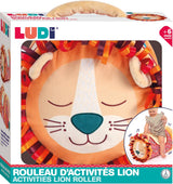 Ludi - rouleau bébé - rouleau d'activité - jouet moteur - lion