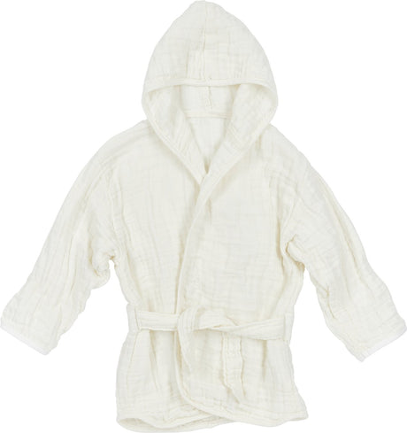 Peignoir Meyco baby uni - hydrophile prélavé - blanc cassé - 74 80