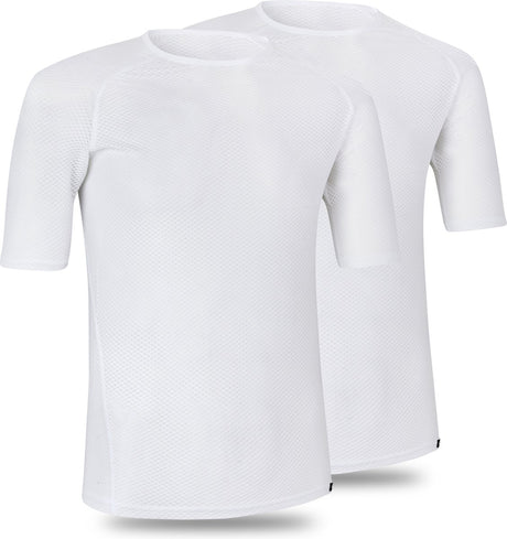 Gripgrab - maille ultralégère 2pack couche de base à manches courtes maillot de corps de vélo d'été sweat-shirt polygiene - blanc - homme - taille m