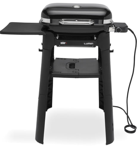 Barbecue de weber lumin compact-électrique avec châssis