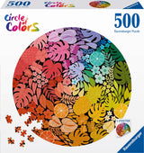 Ravensburger puzzle cercle de couleurs tropicales, 500 pcs.