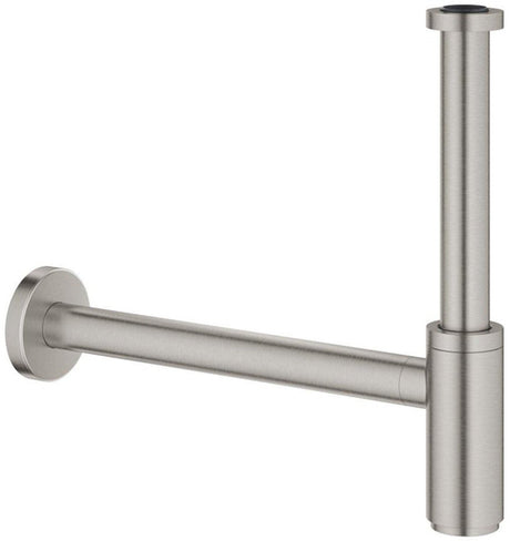 Siphon design Grohe 1 1 4 supersteel minimaliste