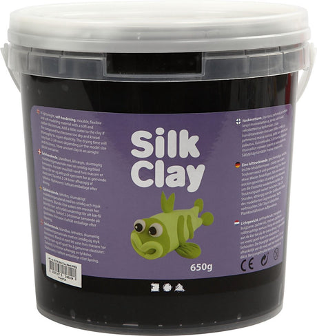 Argile de soie https: www.ccobby.nl soie-argile-noir-650-gr-1-emmer