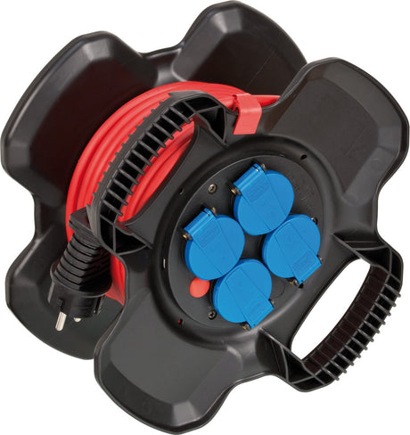 Brennerstuhl enrouleur de câble x-gum ip44 10m n05v3v3-f3g1.5 *be* broche terre