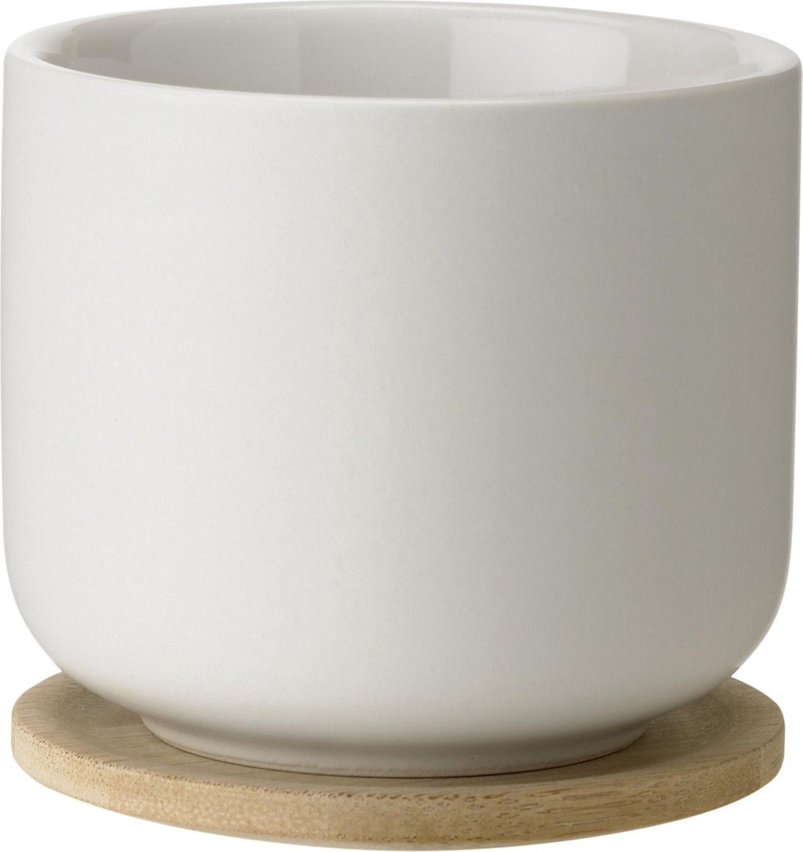 Tasse Stelton Theo avec dessous de verre - sable
