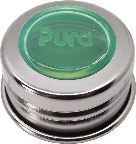 Bouchon universel Pura - anneau en acier inoxydable avec disque de fermeture en silicone mousse