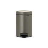 Brabantia poubelle à pédale newicon 3l platine