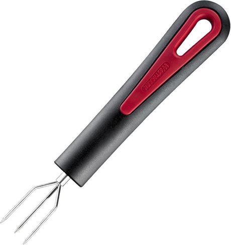 Fourchette à pommes de terre Westmark à 3 dents, longueur : 16,3 cm, plastique inox, galant, noir rouge, 29142270