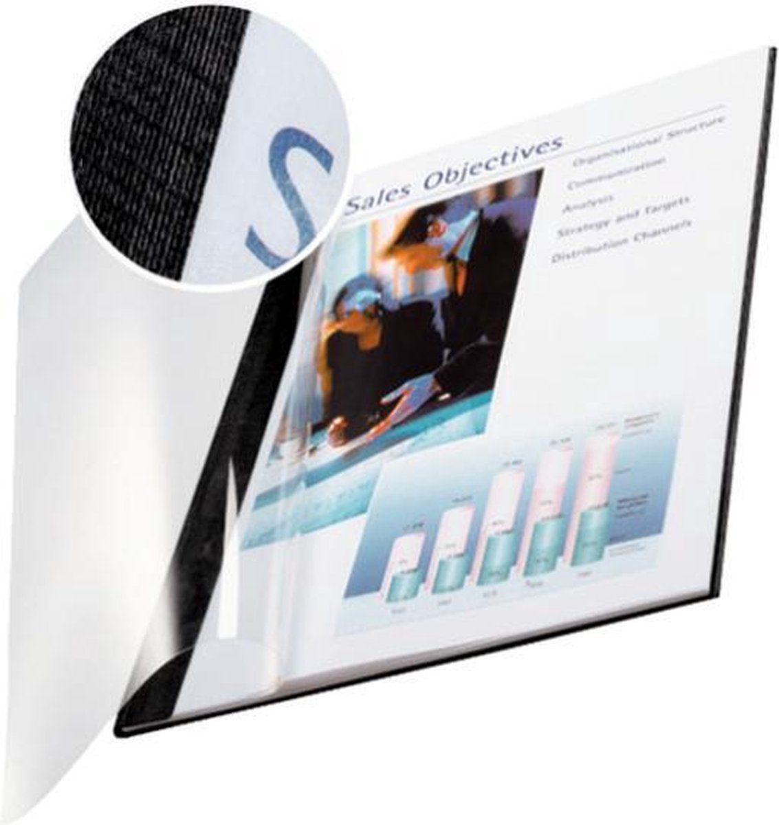 Couvertures flexibles Leitz Impressbind - 10,5 mm - noires - 10 pièces