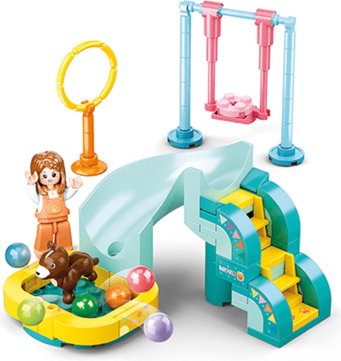 Aire de jeux pour chiens de rêve de fille Sluban (m38-b0970e)
