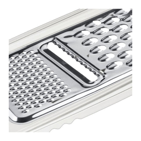 Râpe universelle Westmark 3-en-1 avec manche 33x12,5cm. plastique avec acier inoxydable.