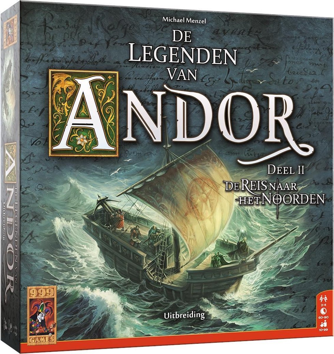 999games 999 games les légendes d'andor : le voyage vers le nord, jeu de société d'extension