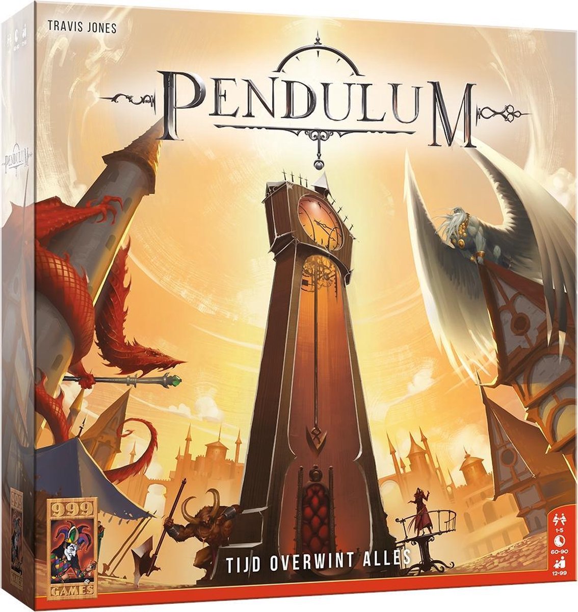 999games 999 games jeu de société pendule