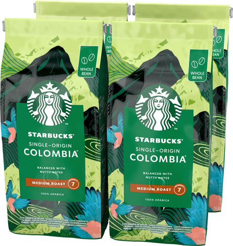 Café en grains Starbucks Colombie - 4 sachets x 450g