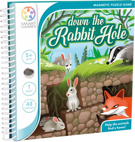 Jeux intelligents dans le terrier du lapin - jeu de pensée magnétique | 2 pièces