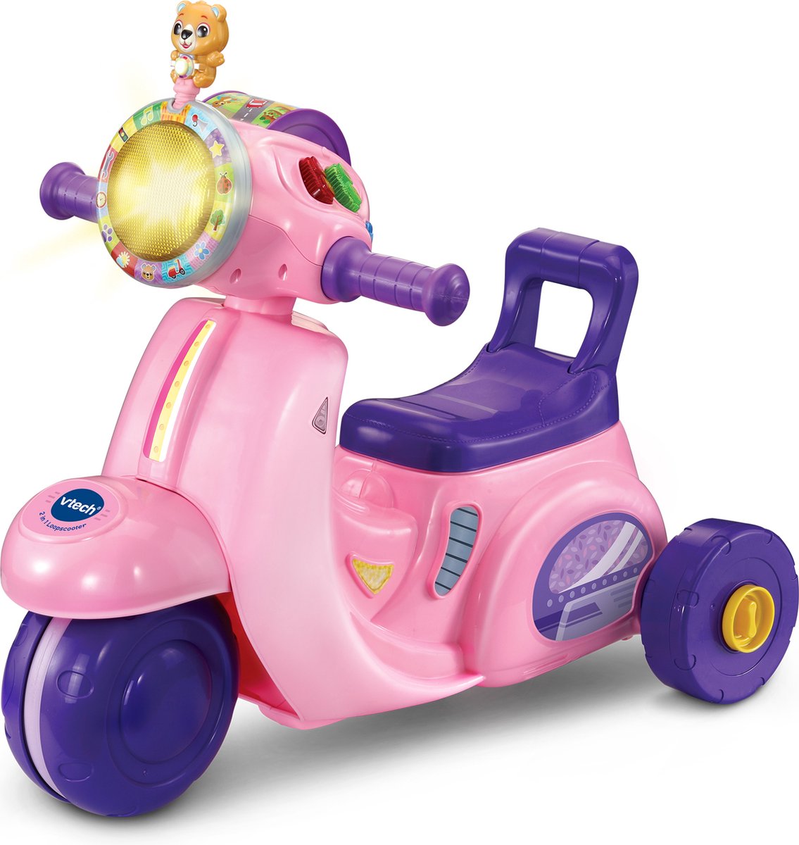 Trottinette de course Vtech 2en1 rose