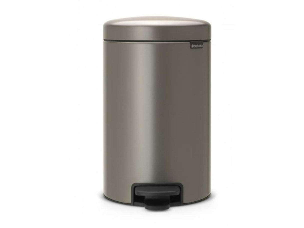 Brabantia poubelle à pédale newicon 12l platine