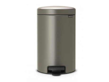 Brabantia poubelle à pédale newicon 12l platine