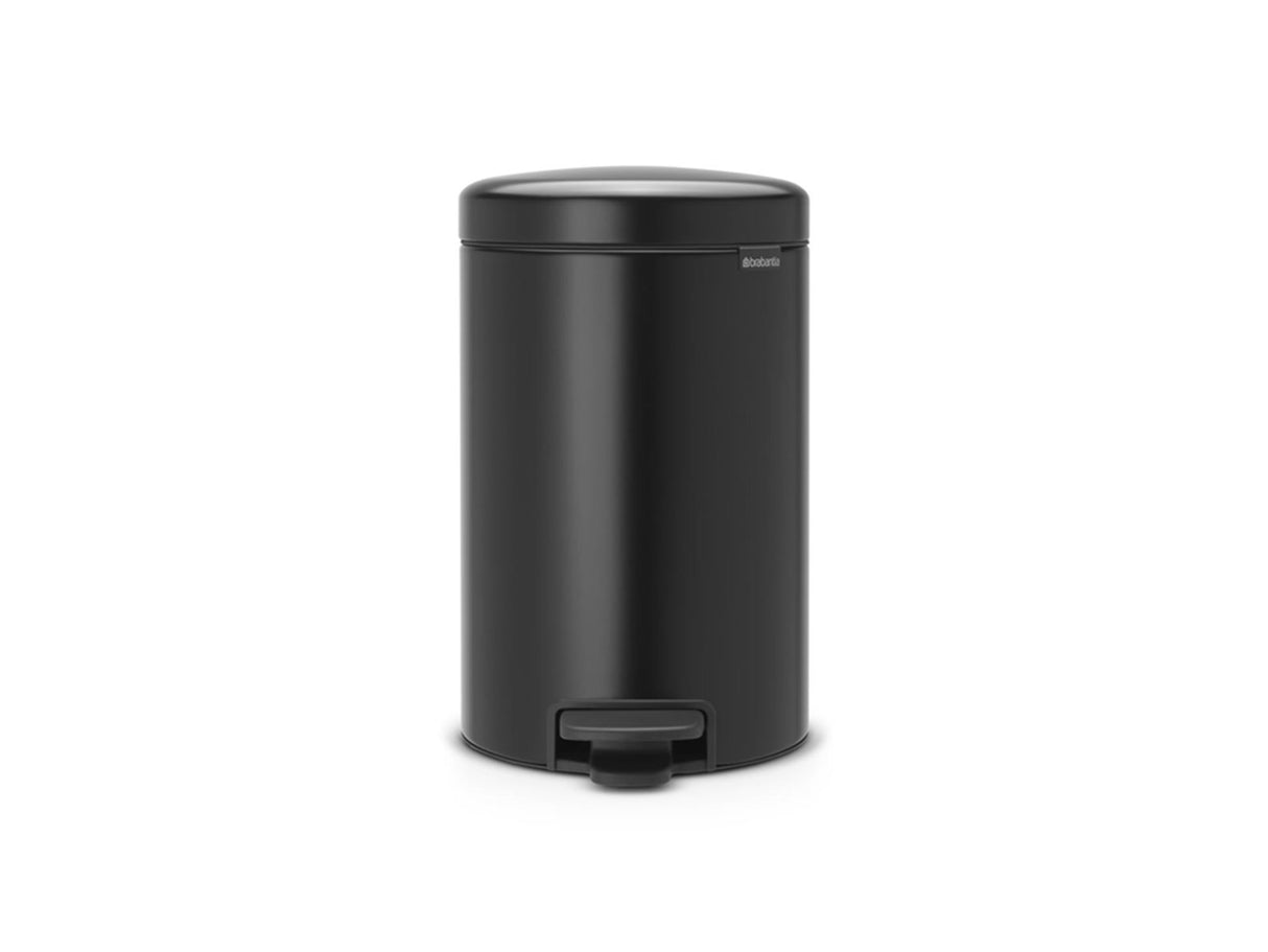 Brabantia poubelle à pédale newicon 12l noir