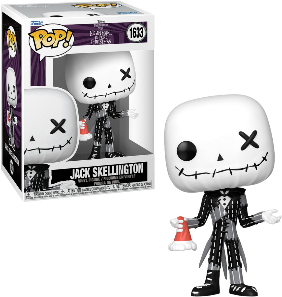 Funko l'Étrange Noël de Monsieur Jack Skellington figurine en vinyle 1633 unisexe pop ! - neutre - standard